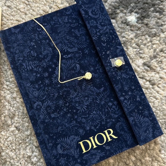 DIOR BLUE VELVET NOTEBOOK - Picture 5 of 5